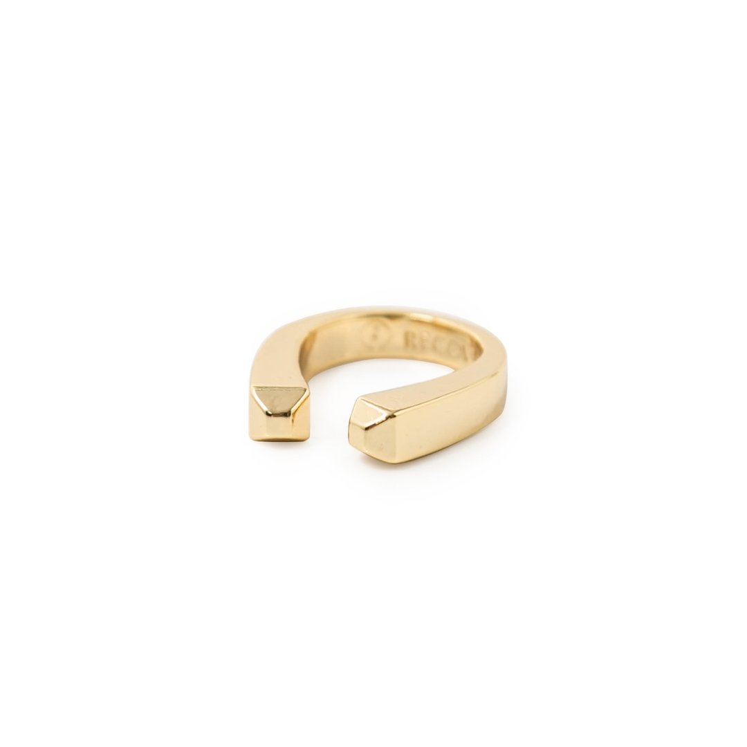 Recovery / 2014 U-type Rivets Ring / 可调式卯丁U型戒指 (金色) - 戒指 - 其他金属 