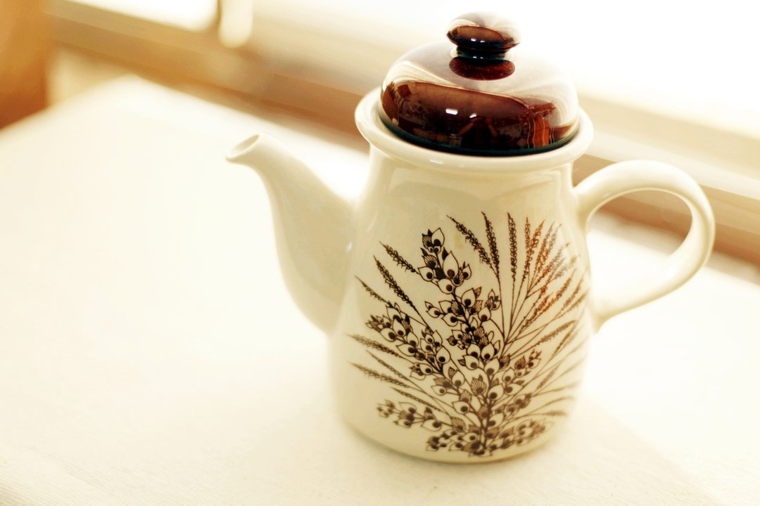 【好日恋物】德国Vintage陶器茶壶 - 茶具/茶杯 - 其他材质 咖啡色