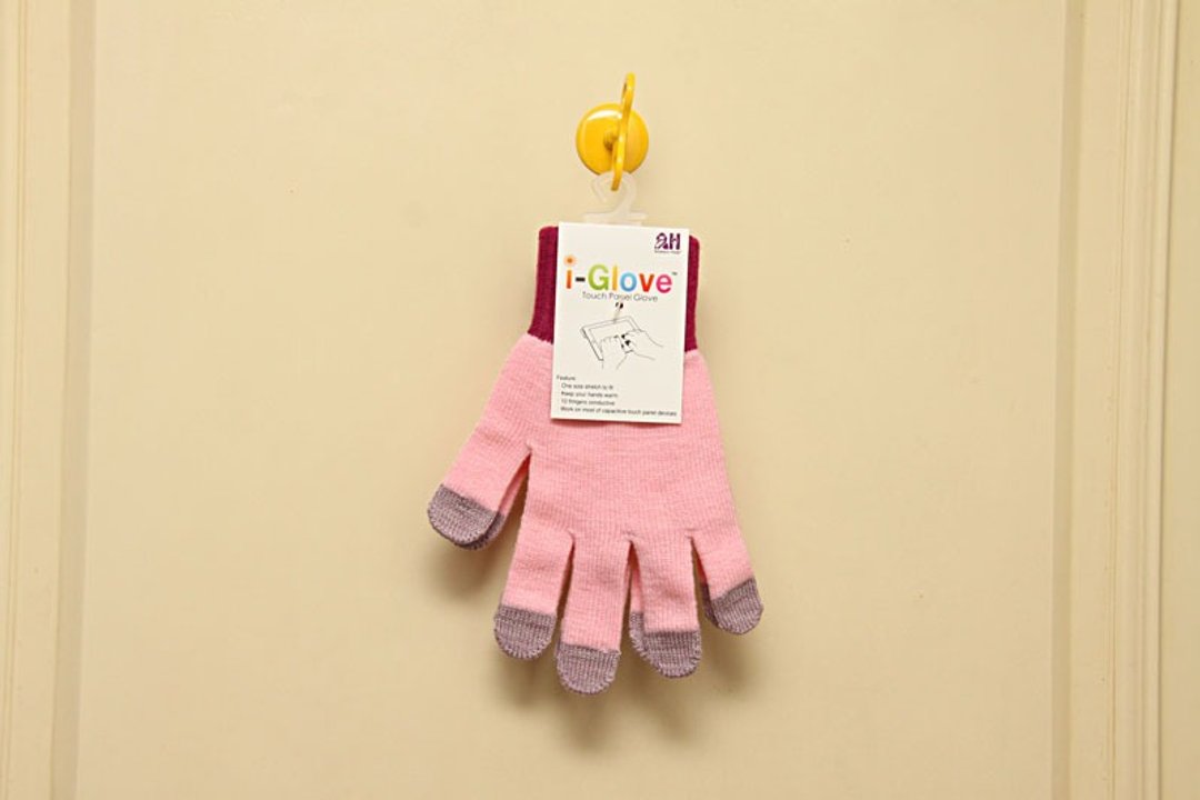 【i-Glove】 Multi-touch 五指皆可以触控电容式萤幕触控手套-粉红色 - 手套 - 其他材质 粉红色