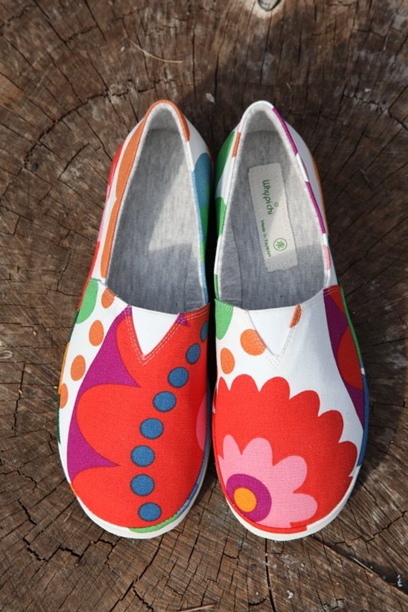 【Whypichi坏脾气手工鞋】村上哪个龙 大人鞋 - 女款休闲鞋 - 其他材质 多色