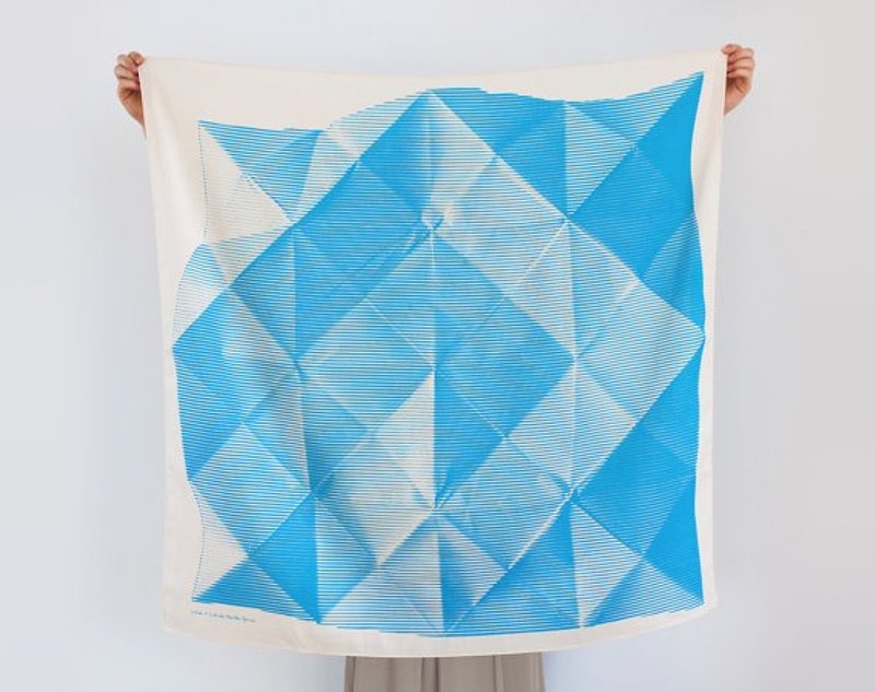 Link Folded Paper 日本风吕敷 - blue - 其他 - 棉．麻 蓝色