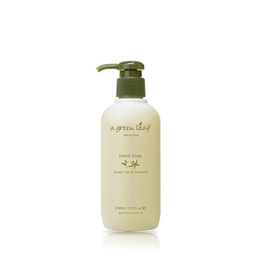 【 a green leaf 一片绿叶 】绿茶马鞭草洗手露250ml - 手足保养 - 植物．花 绿色