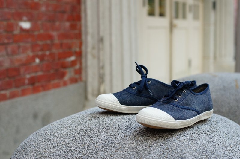 KARA BLUE 卡拉蓝 (剩下JAP23.0=EUR36)  给追求质感的您(帆布鞋/休闲鞋)国民休闲鞋台湾良品 Southgate 南登机口 - 女款休闲鞋 - 其他材质 蓝色