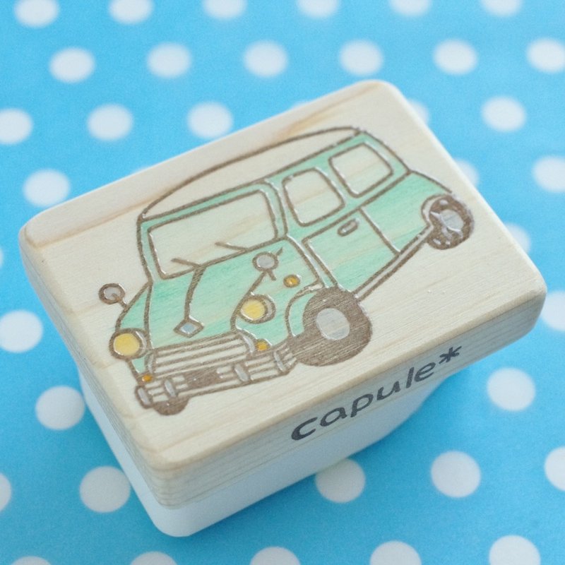 Retoroka Hanko 1 - 印章/印台 - 橡胶 绿色