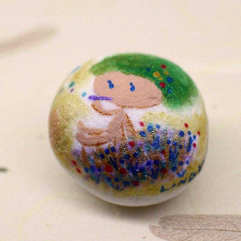 富察令儿。彩绘石头(小) - 摆饰 - 宝石 金色