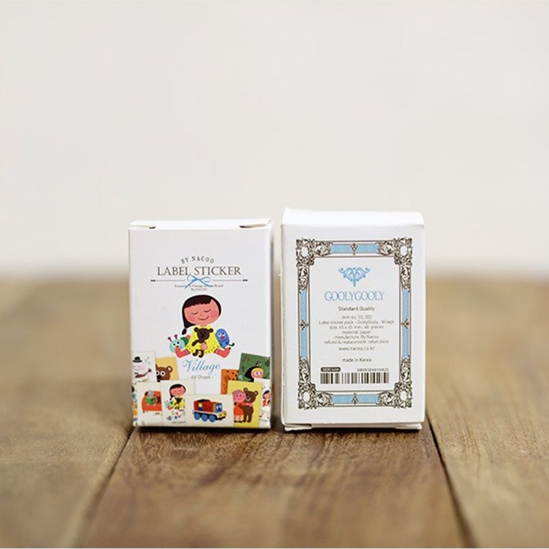 Dessin-By Nacoo趣味时光插画涂鸦贴纸(48入)-古莉妞,BNC10425 - 贴纸 - 纸 多色