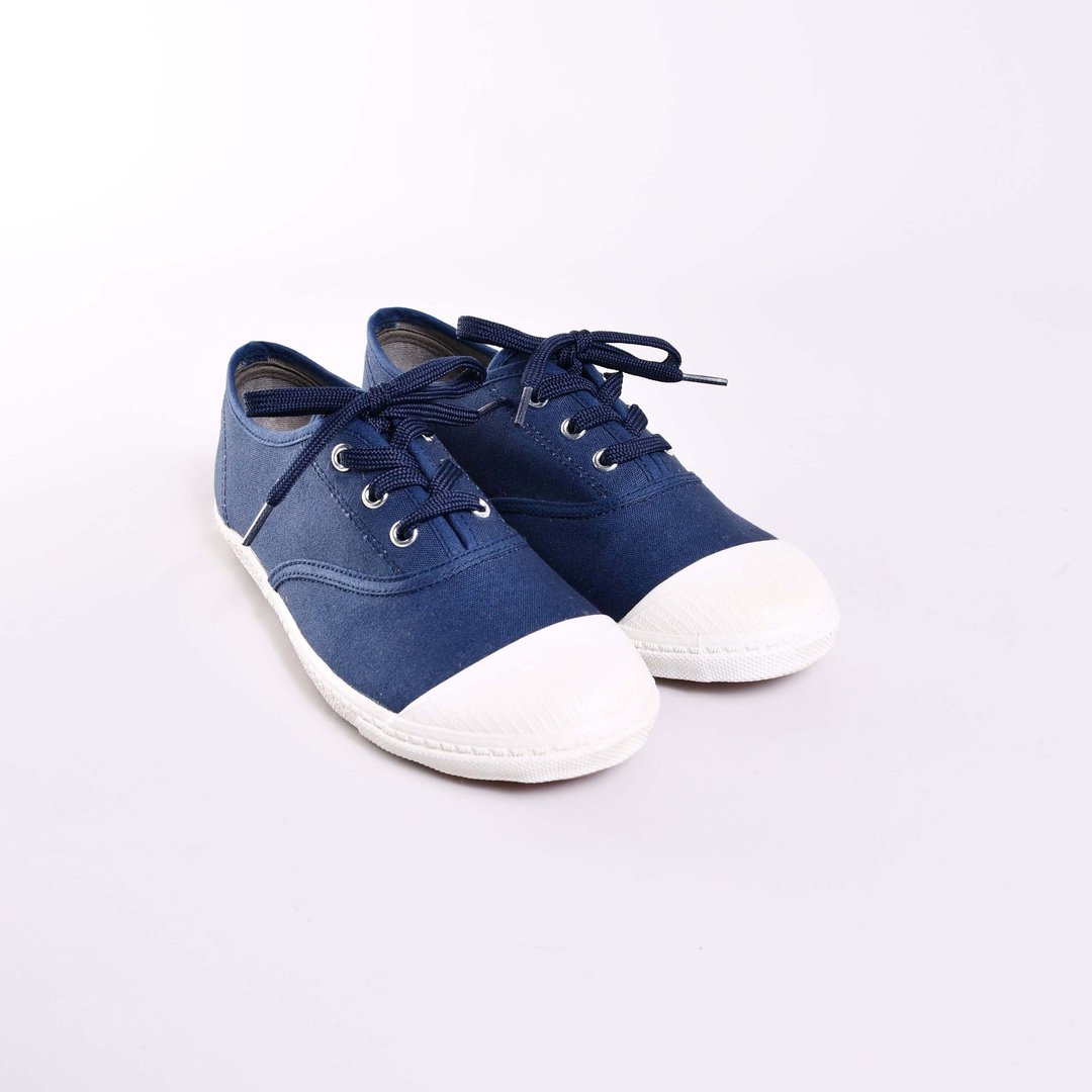 【Off-season sale】 帆布鞋-KARA 海军蓝 - 女款休闲鞋 - 棉 蓝色