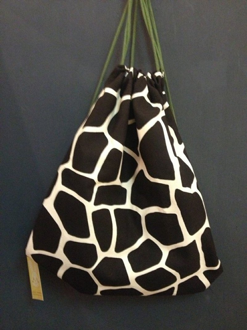 RABBIT LULU 束口后背包。长颈鹿 （限量1个） - 其他 - 其他材质 咖啡色