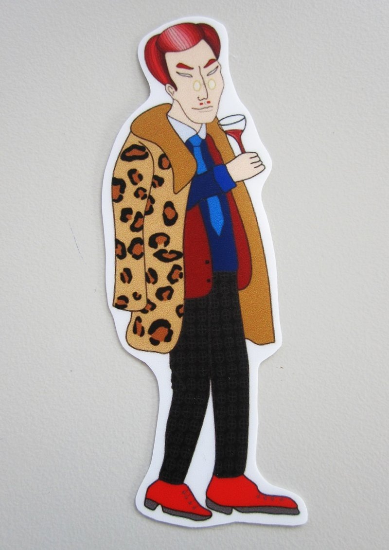 贵公子贴纸 / 全身 - 贴纸 - 防水材质 多色