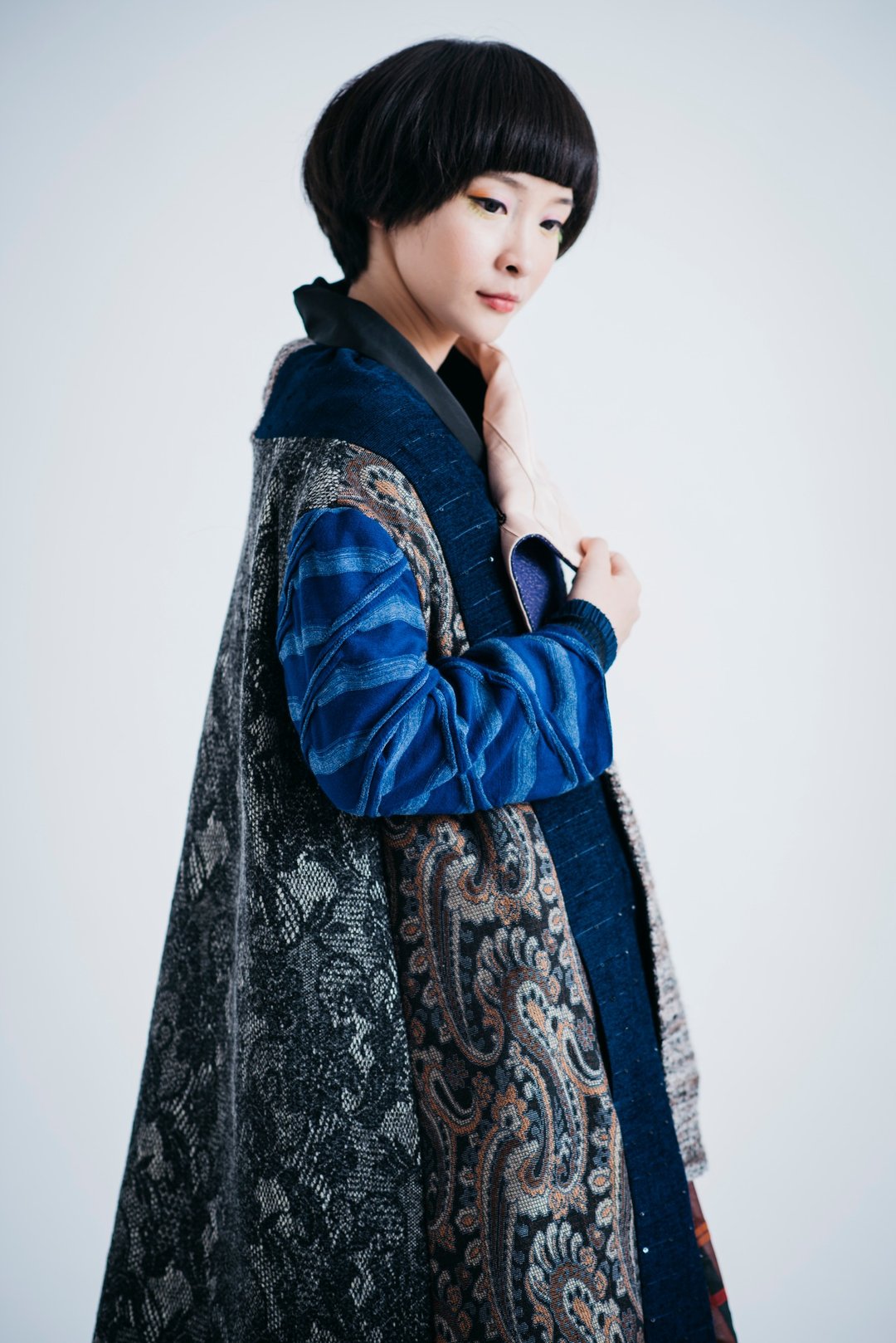 moi non plus 浅海珊瑚解构大衣 - 可双面穿着 - 女装休闲/机能外套 - 聚酯纤维 多色