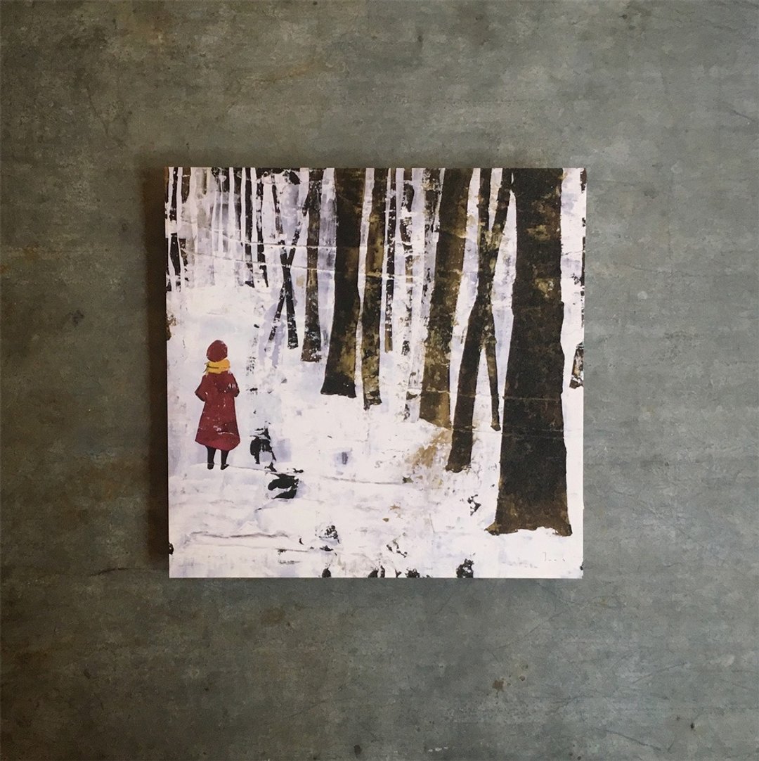 Postcard to that forest - 卡片/明信片 - 纸 白色