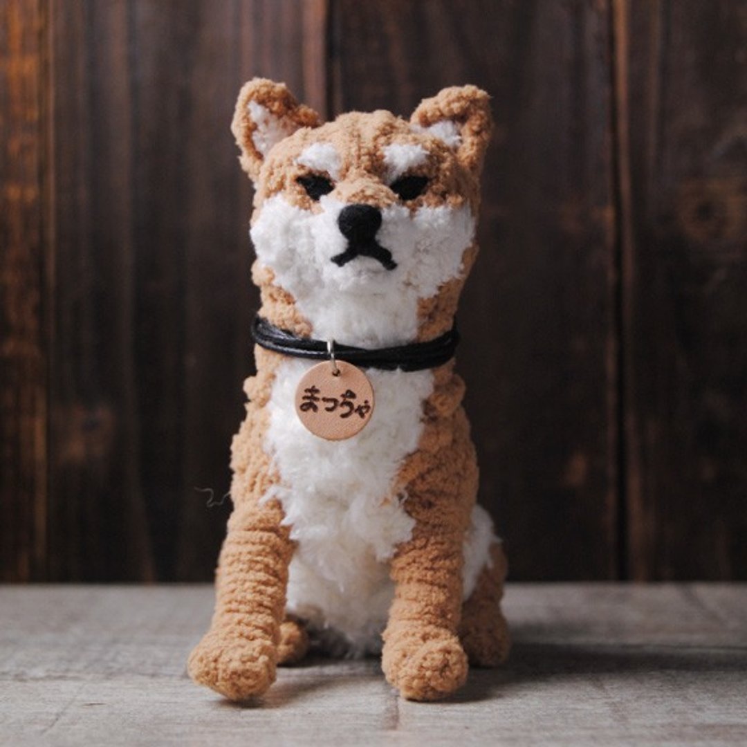 宠物分身13~15cm 【feiwa霏娃手作】写实柴犬 宠物公仔 (欢迎订做你的狗) - 玩偶/公仔 - 其他材质 卡其色
