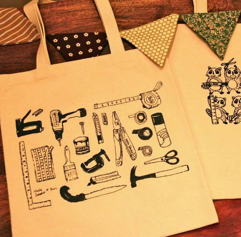 行动工具箱 帆布托特包 - 其他 - 其他材质 卡其色