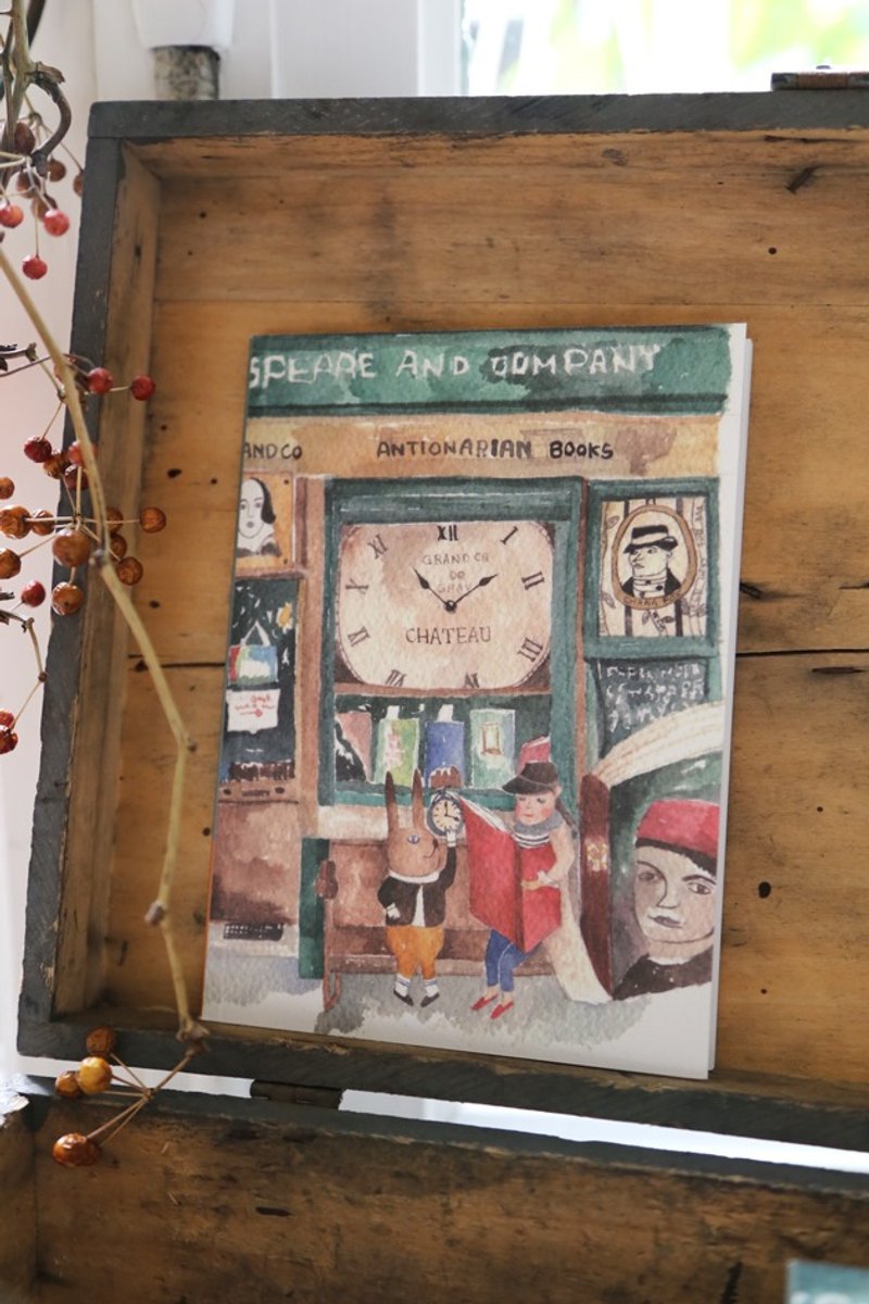 莎士比亚书店-笔记本 - 笔记本/手帐 - 纸 绿色