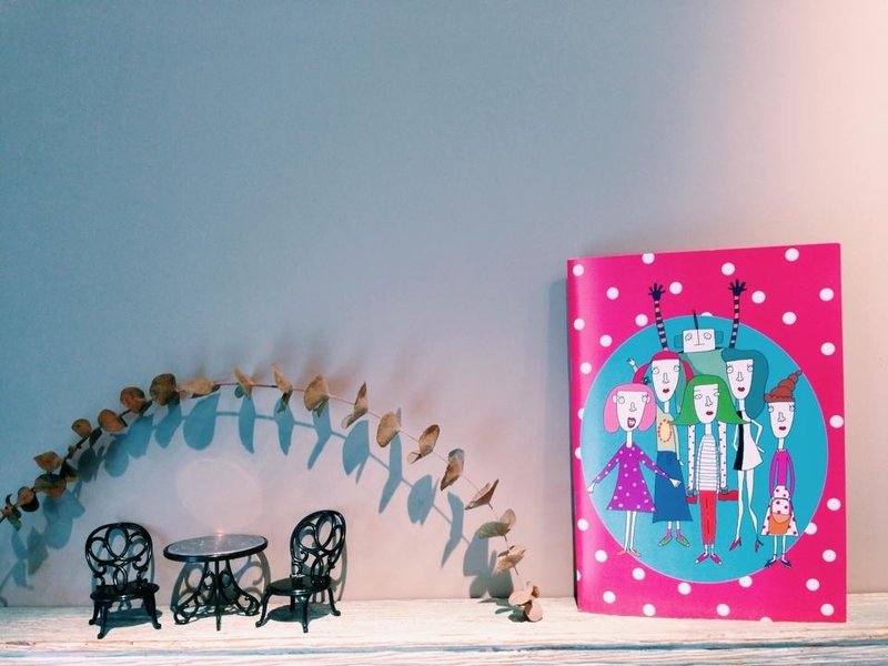 点点A5线条笔记本 - 笔记本/手帐 - 纸 红色