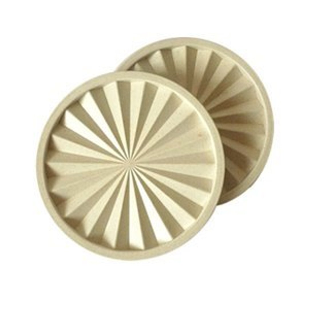 环保竹纤维-满竹杯垫2入(原色米) - 茶具/茶杯 - 植物．花 白色