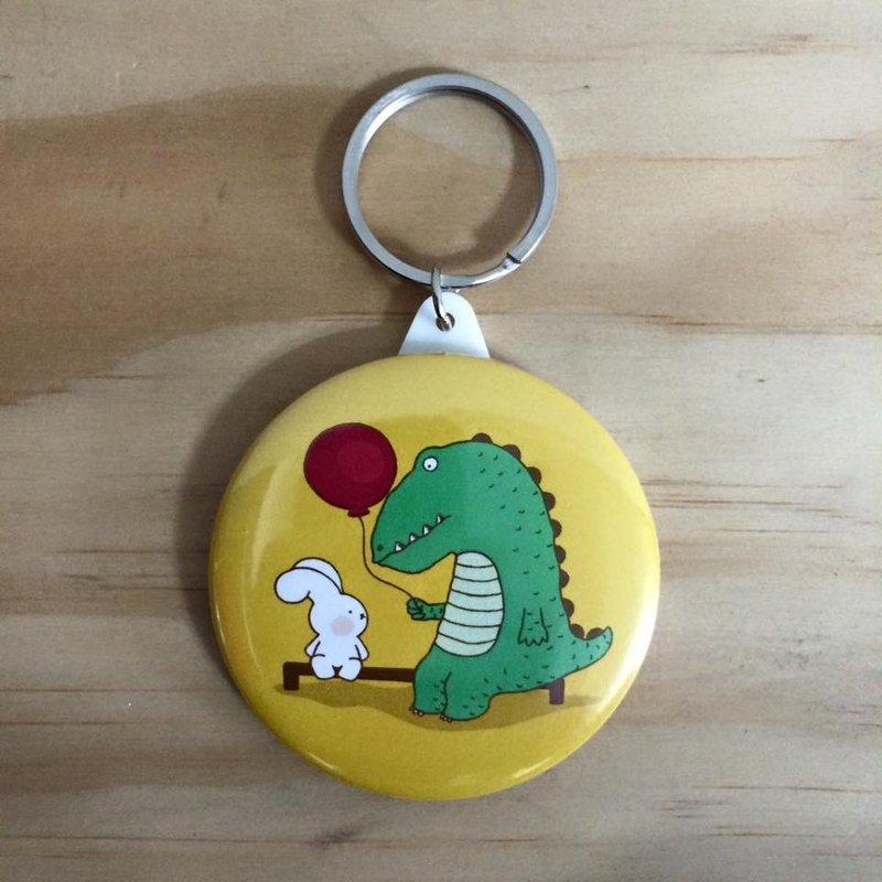 我喜欢你 因为你就是你 镜子钥匙圈 G0018 - 钥匙链/钥匙包 - 其他金属 多色