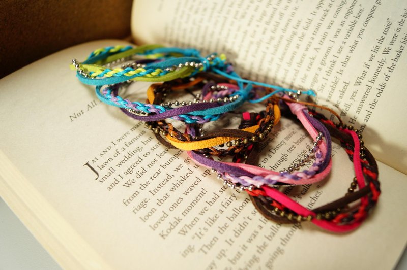 Entwined 手环 缠绕之心 手链 8款 美式风格 手链 男生 男款 粗旷 - 手链/手环 - 其他材质 多色