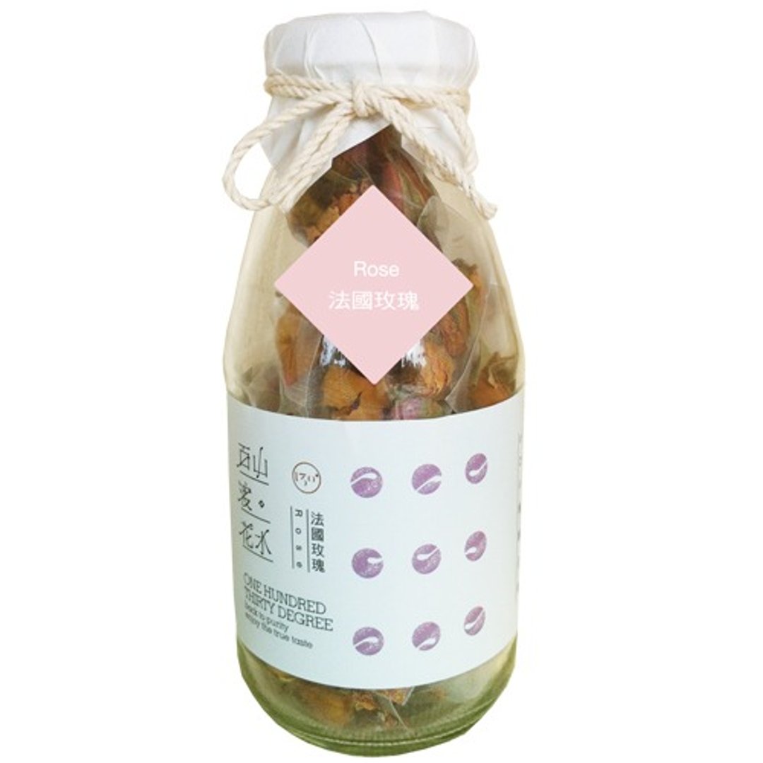 百山渡-法国玫瑰 (三角立体茶包10入) Rose - 茶 - 植物．花 白色