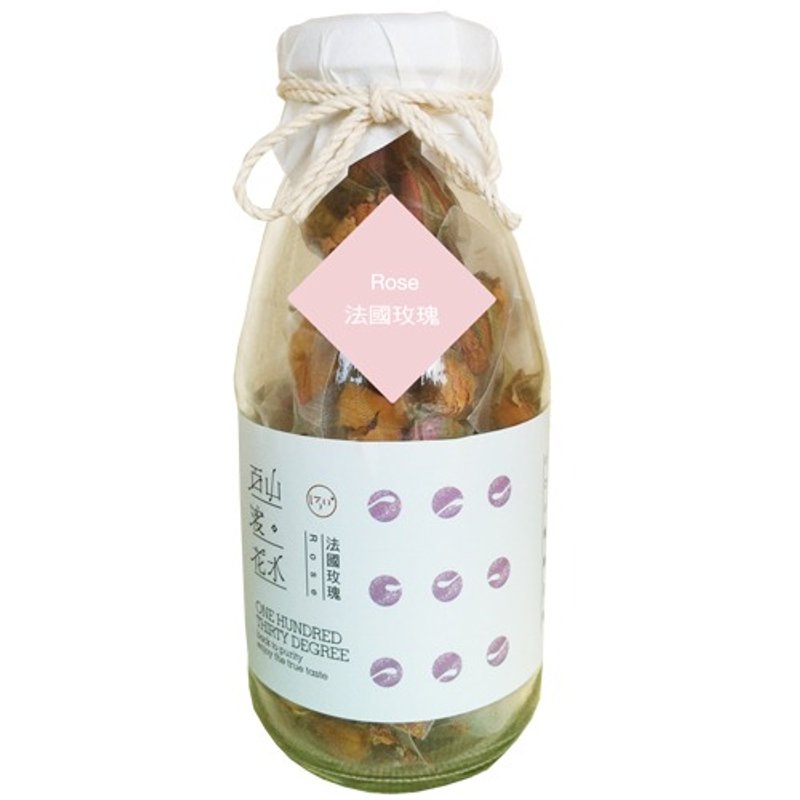 百山渡-法国玫瑰 (三角立体茶包10入) Rose - 茶 - 植物．花 白色