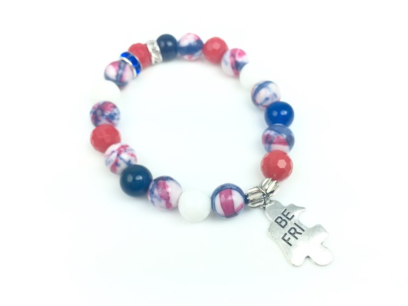 “好朋友手链 x BEST FRIENDS拼图银牌” - 手链/手环 - 其他材质 多色