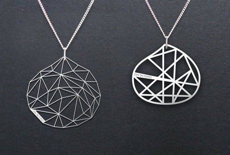 十八褶小恋(任一款) - 项链 - 其他金属 灰色