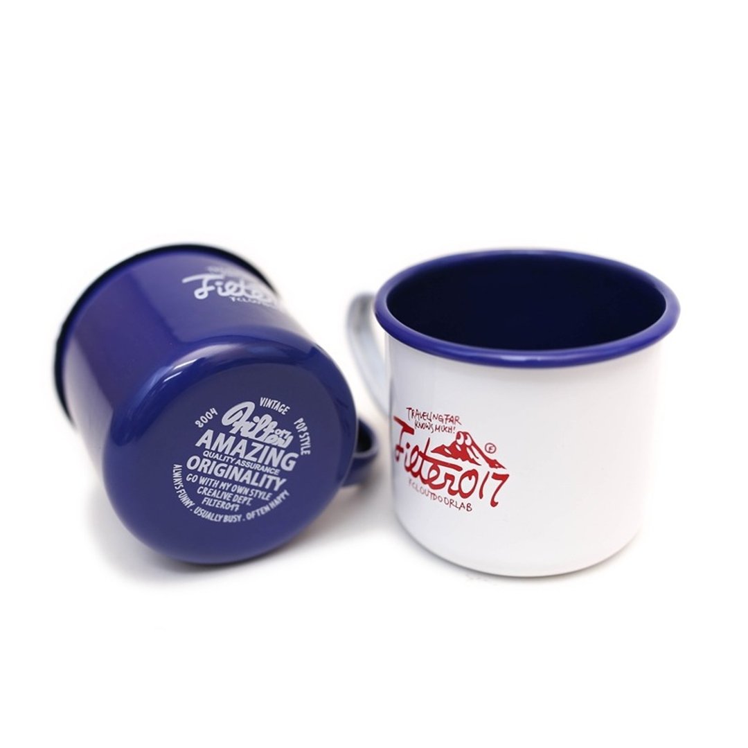 Filter017 OUTDOOR LAB Enamel Cup 塘瓷(珐琅)杯 - 茶具/茶杯 - 瓷 