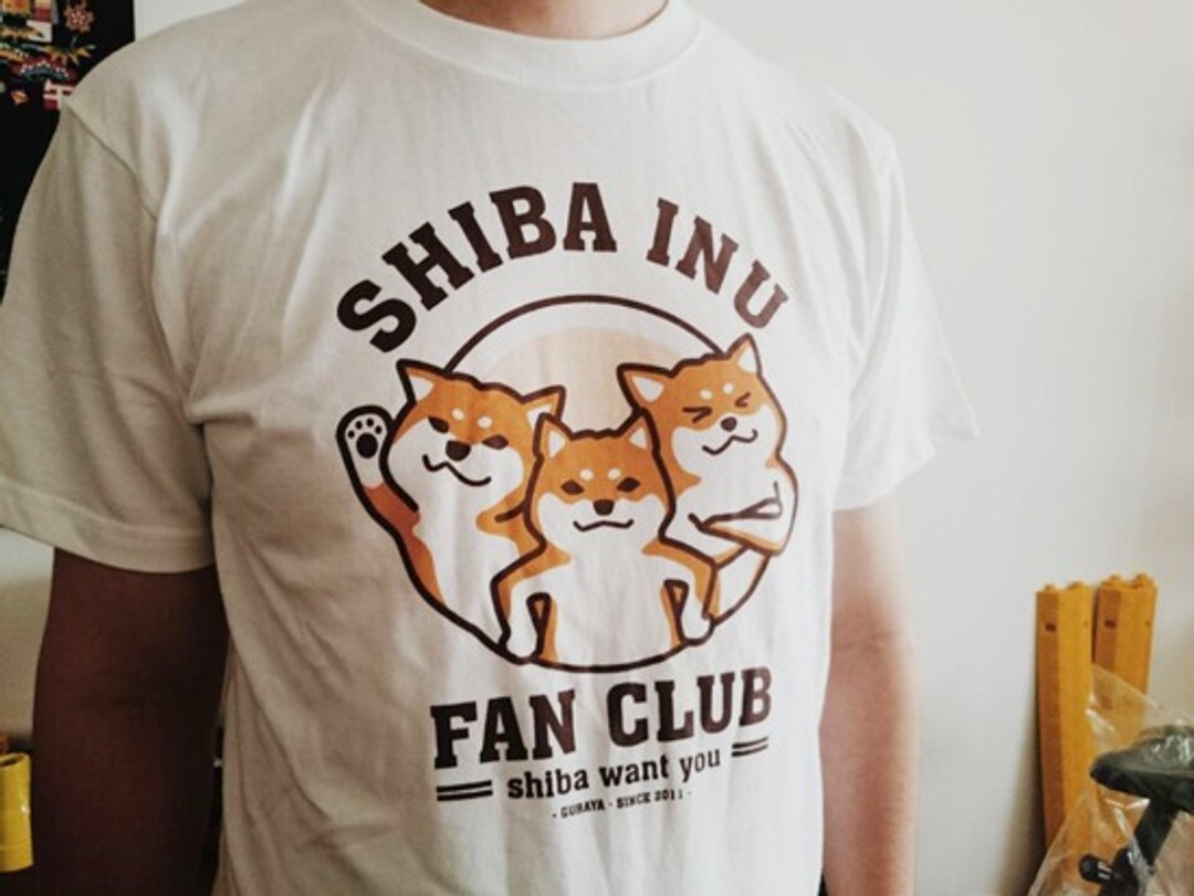 仓屋 shiba inu club T恤 白色 - 中性连帽卫衣/T 恤 - 棉 白色