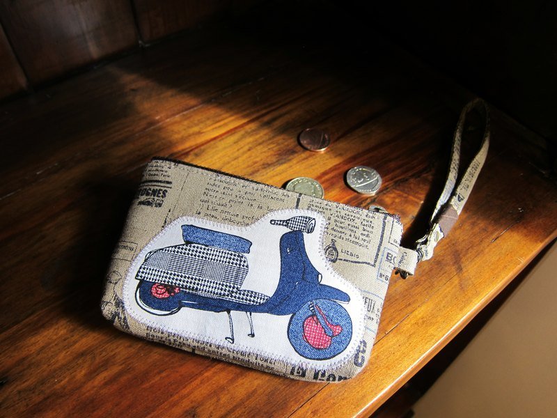 复古摩托车零钱小包(共四款) - 零钱包 - 其他材质 咖啡色