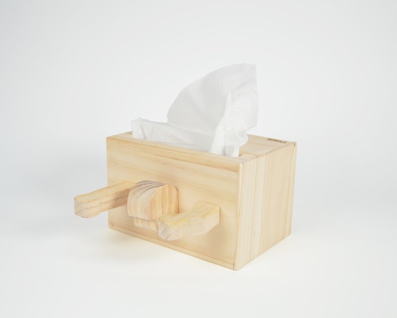 木匠兄妹 超人面纸盒 - 其他家具 - 木头 咖啡色