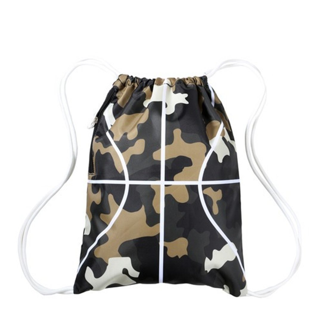 韩国 Hybition 束口袋 后背包 Gymsack Basketball Camouflage 迷彩篮球纹 - 束口袋双肩包 - 防水材质 多色