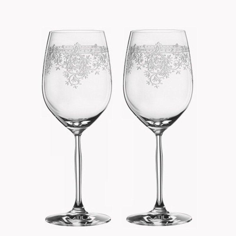 (一对价)425cc【德国SPIEGELAU】复古文艺白金水晶杯结婚礼物定制 - 酒杯/酒器 - 玻璃 灰色