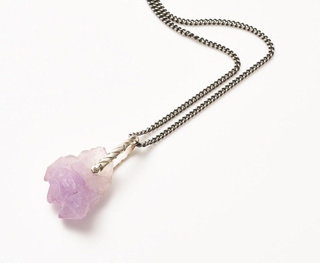 CN24 (Amethyst) - 项链 - 其他金属 紫色