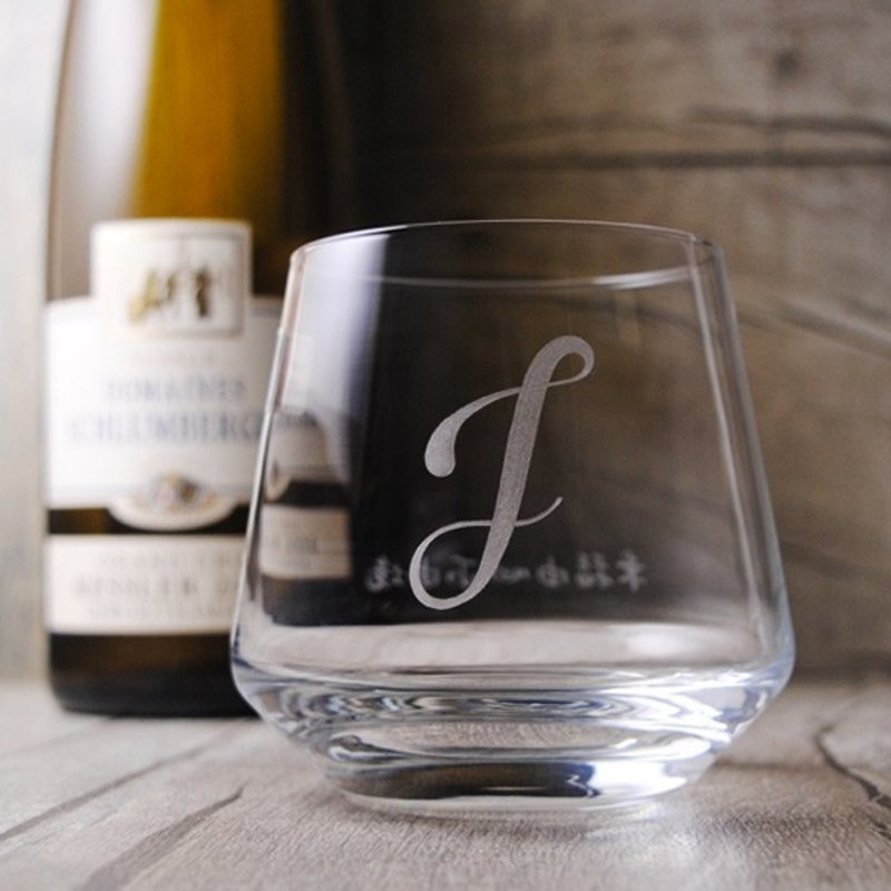 310cc【你的幸运字母杯】SCHOTT ZWIESEL德国蔡司威士忌杯 定制化 - 酒杯/酒器 - 玻璃 咖啡色