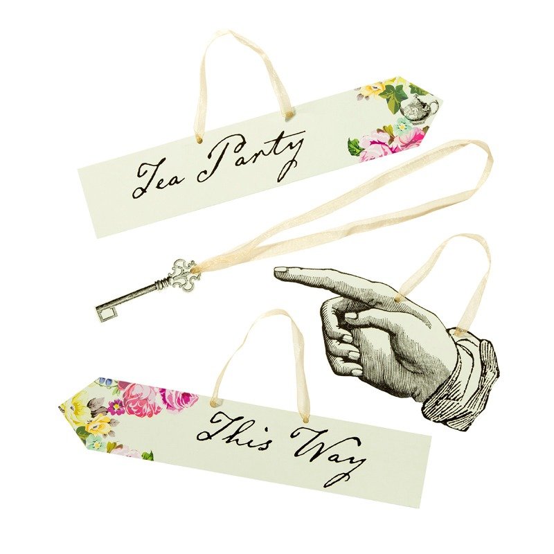 就是爱丽丝 派对指示牌 英国Talking Tables派对用品 - 其他 - 纸 多色