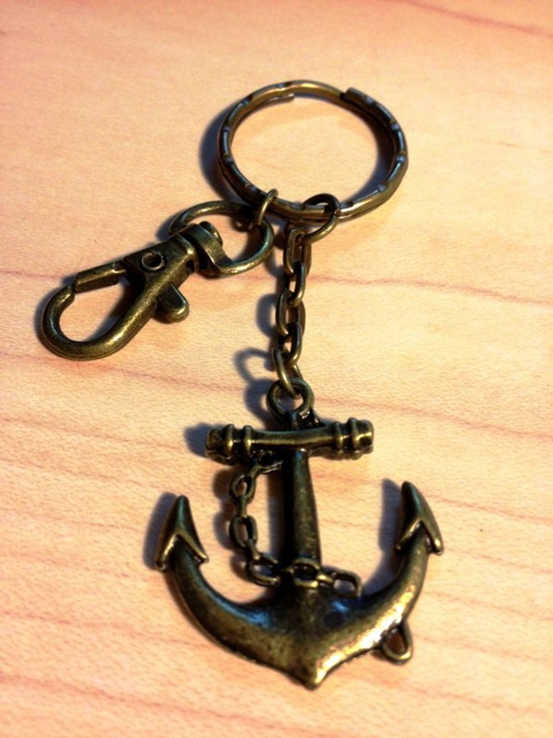 一帆风顺。船锚。复古铜色 钥匙圈 - 其他 - 其他金属 