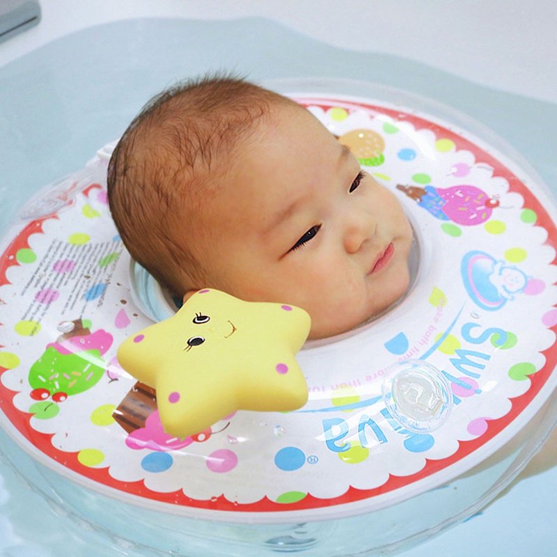 G1 Swimava雪糕婴儿游泳脖圈 - 玩具/玩偶 - 塑料 橘色