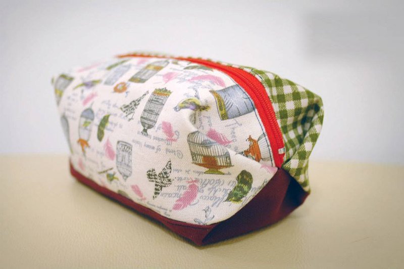 拼布大化妆包-2 - 其他 - 其他材质 绿色