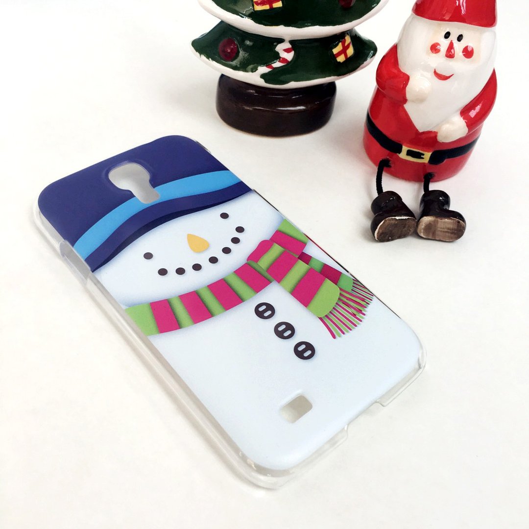 香港原创设计 圣诞系列 - 白色雪人图案 iPhone X,  iPhone 8,  iPhone 8 Plus,  iPhone 7, iPhone 7 Plus, iphone 6/6S , iphone 6/6S PLUS, Samsung Galaxy Note 7 透明手机壳 - 手机壳/手机套 - 塑料 白色