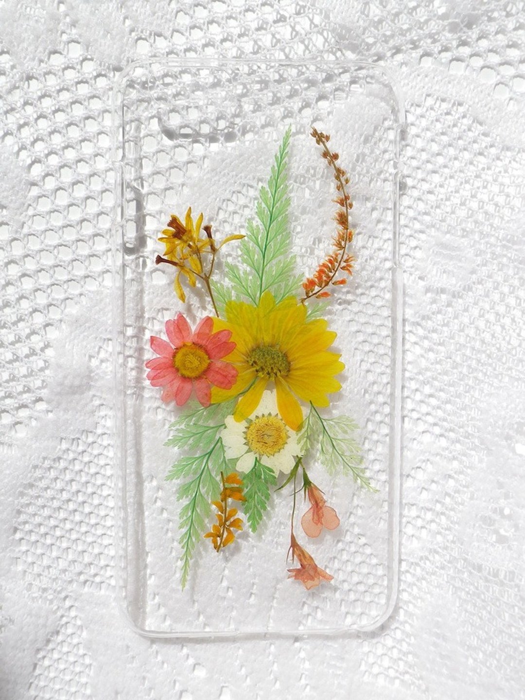 Anny's workshop手作押花手机保护壳，适用于Apple iphone 6 plus，Pressed flower case - 手机壳/手机套 - 塑料 