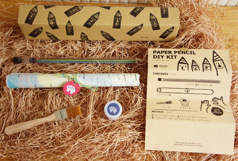 mumu union手卷纸铅笔工具组 - 铅笔/自动铅笔 - 纸 多色