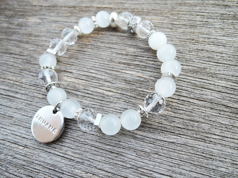 Zhu.手工手环 *.冬日雪花 - 手链/手环 - 其他材质 