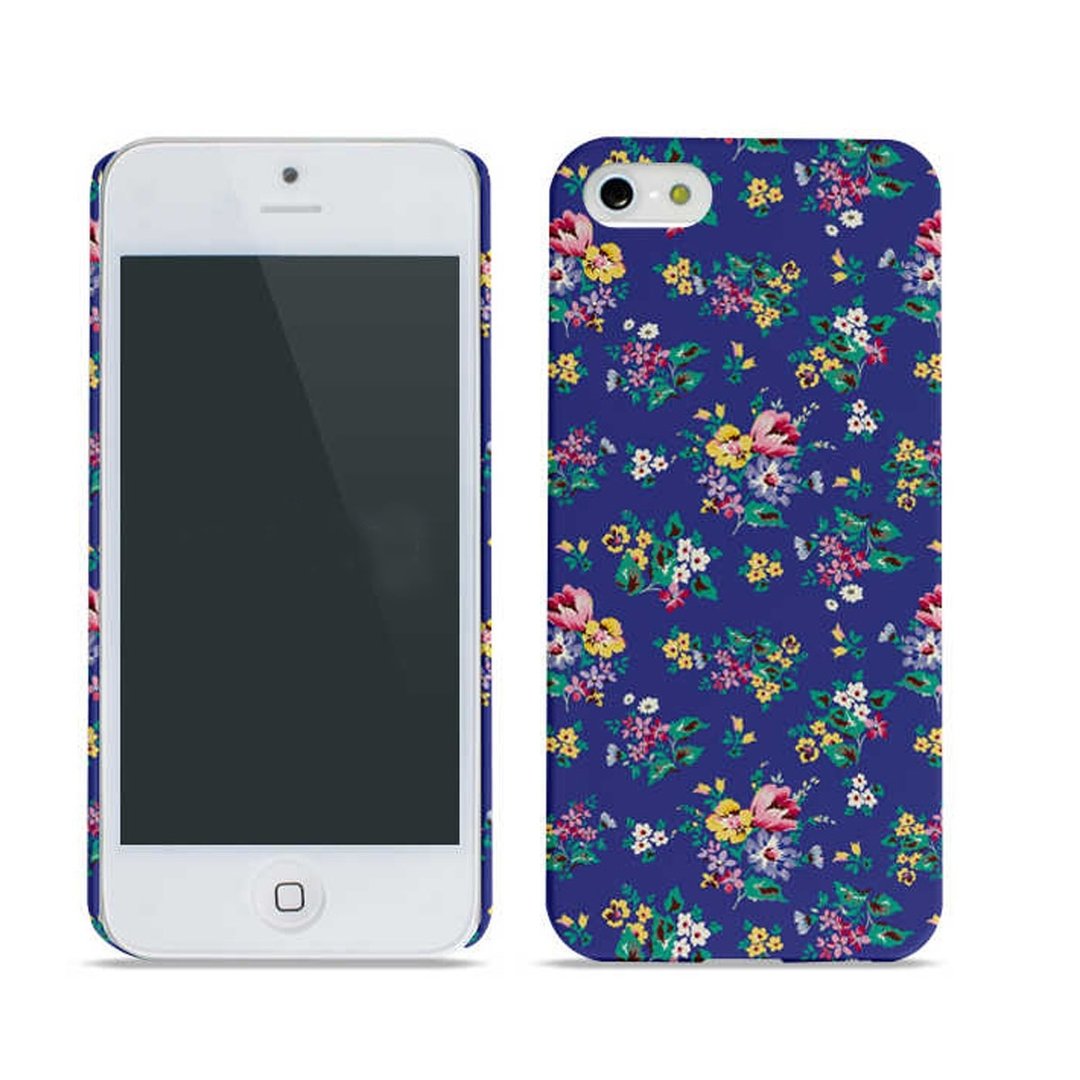 女孩寓所 :: Moki x iphone 5/5s 手机壳-碎花(蓝) - 其他 - 塑料 蓝色