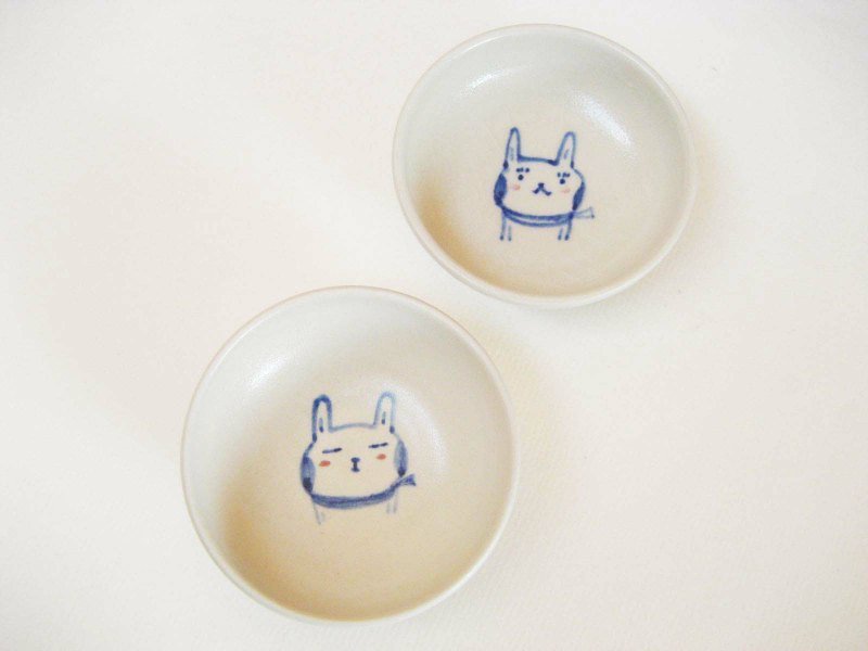 小白兔零码碟系列II - 浅碟/小碟子 - 其他材质 白色