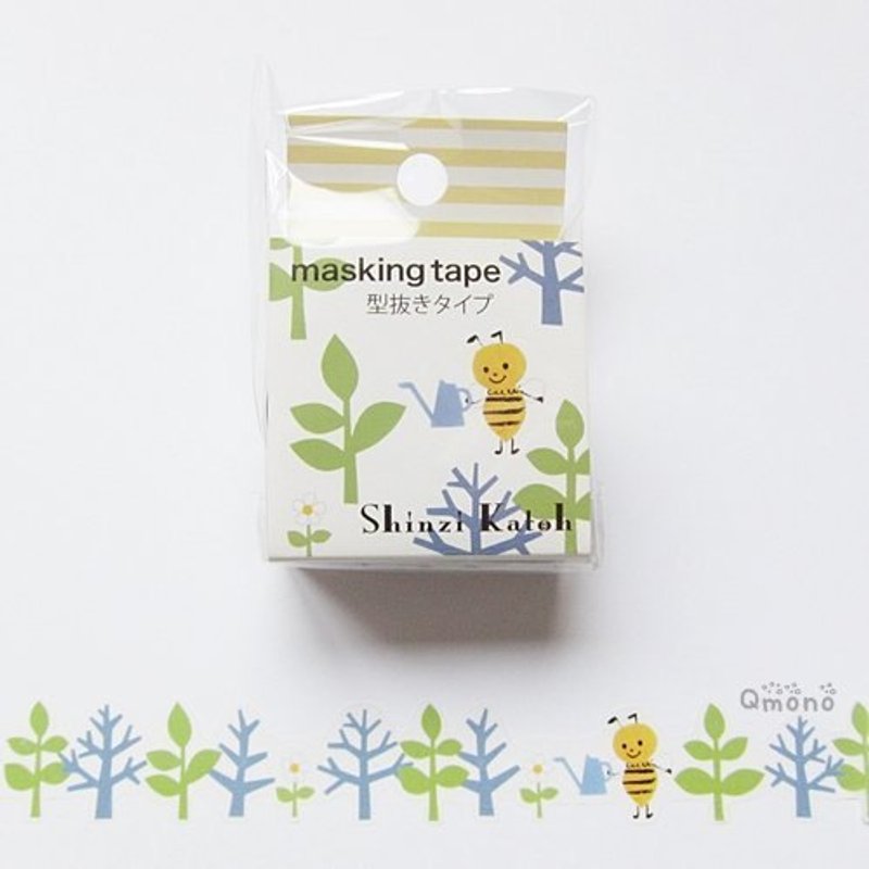 Shinzi Katoh 加藤真治 花边纸胶带(SK-MK-012 Tenderness) - 纸胶带 - 纸 绿色