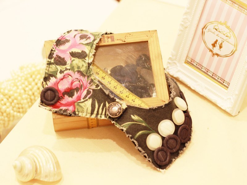 复古风假领片 项炼 - 其他 - 其他材质 蓝色