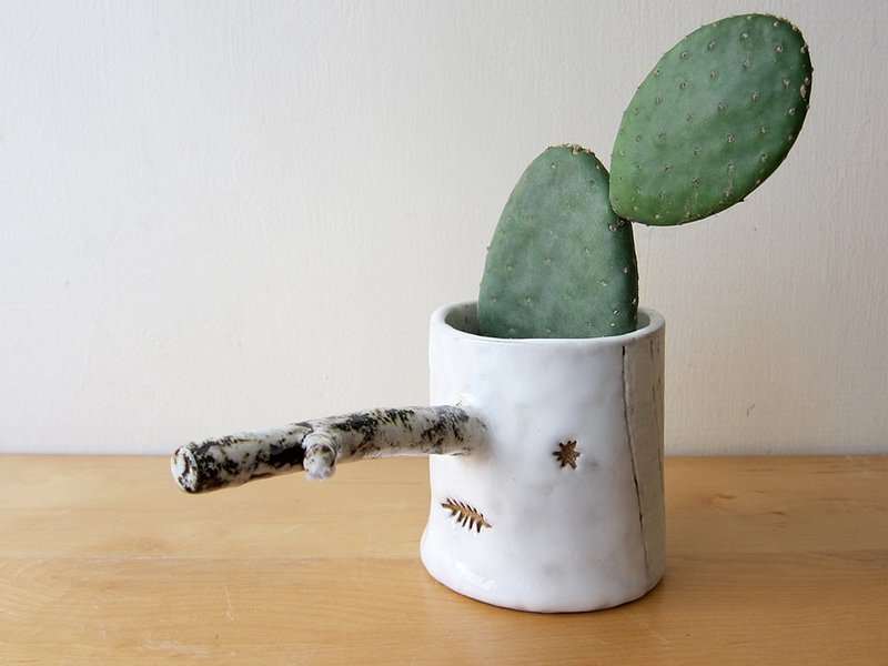 树偶 东东-森呼吸版  现货售罄  请订制～ - 植栽/盆栽 - 其他材质 白色