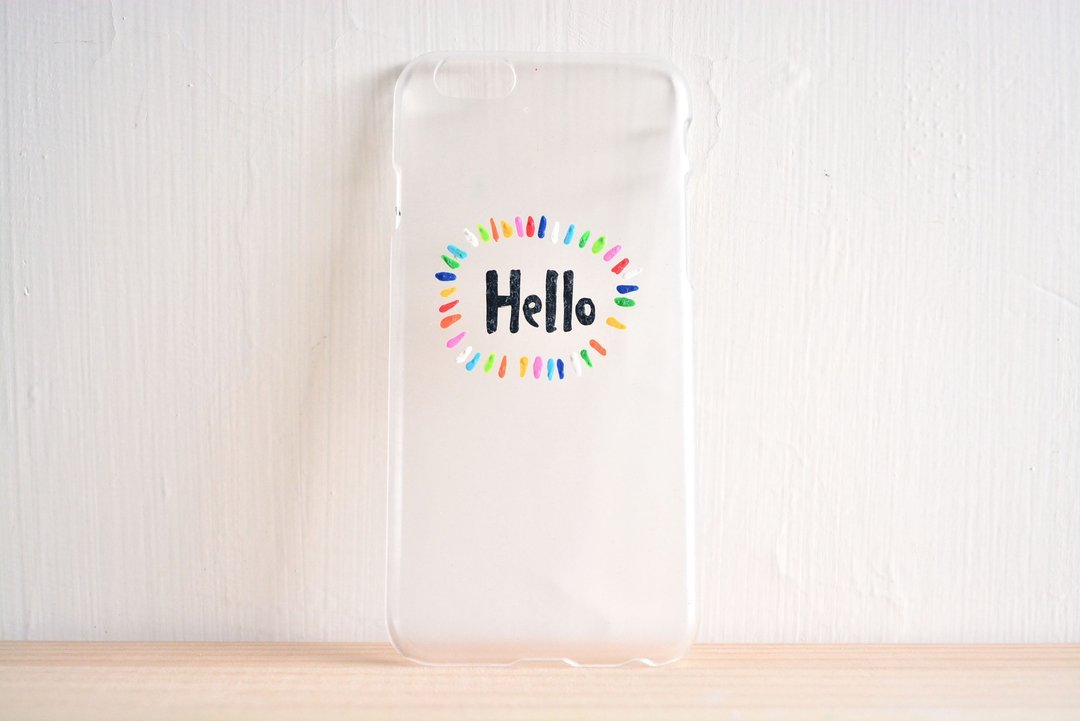 【手机壳上的我发誓只有一个】Hello你好吗 - 其他 - 塑料 多色