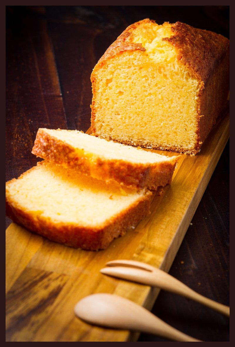 原味柠香磅蛋糕 - 咸派/甜派 - 新鲜食材 黄色
