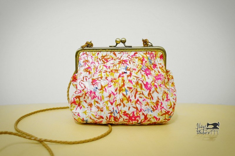 疯狂竹子口金包 - 侧背包/斜挎包 - 其他材质 红色